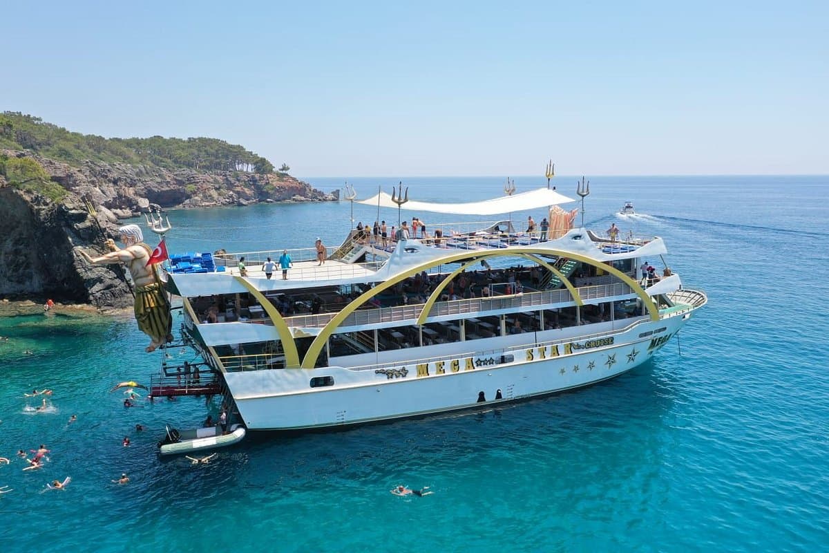 From Antalya: Full-Day Boat Tour with Lunch and Foam Party - 1