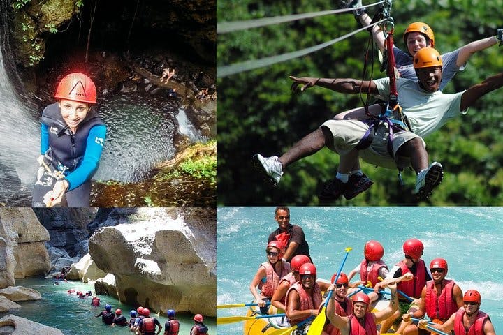Rafting Canyoning and Zipline Adventure from Alanya