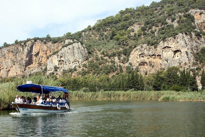 Product image for Dalyan River Cruise, Turtle Beach & Mud Baths from Marmaris