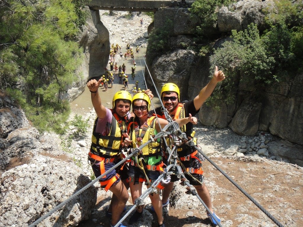Product image for Rafting Canyoning and Zipline Adventure from Belek