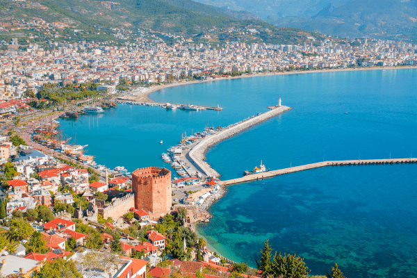 Alanya: From Side: Alanya Tour with Lunch, Boat Trip, and Cable Car