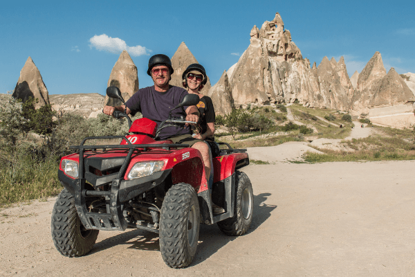 Cappadocia: Göreme: Quad Safari through the Sword, Love & Rose Valleys 3