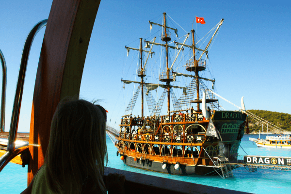 Side: Pirate Boat Trip with Lunch & Swimming Stops 2